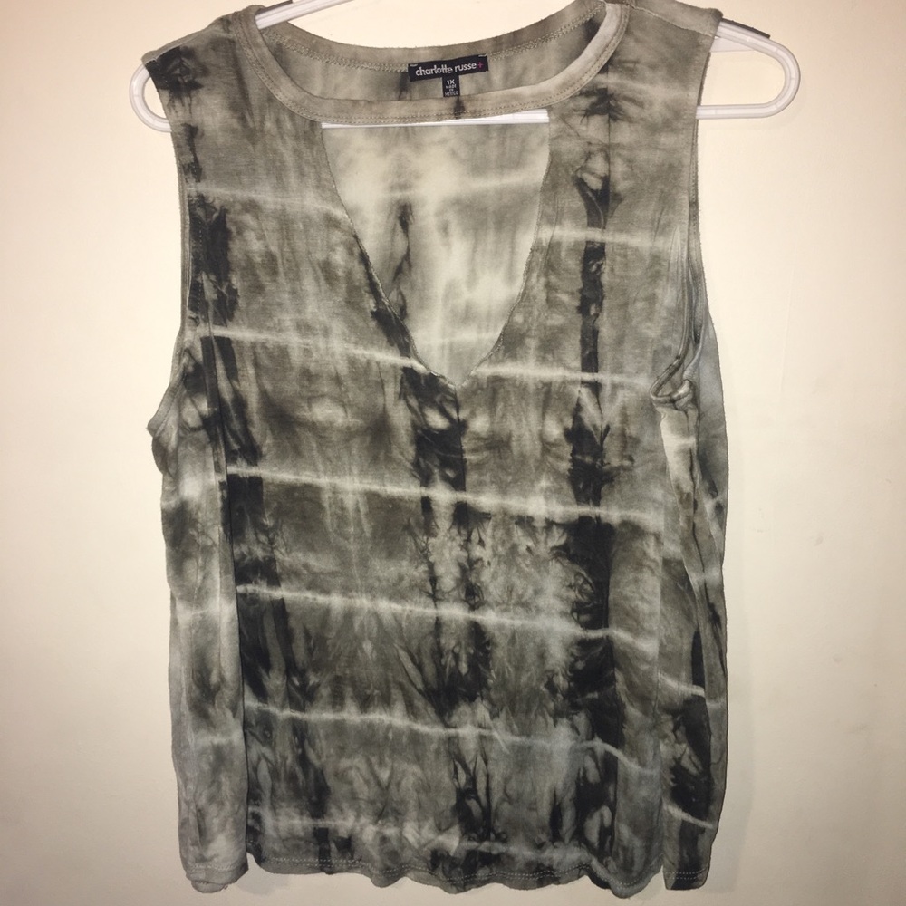 Dark green tank top